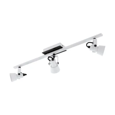 Zdjęcie produktu dla EGLO 97373, Powierzchniowe spot oświetlenie, GU10, 3 szt., LED, 400 lm, Czarny, Biały