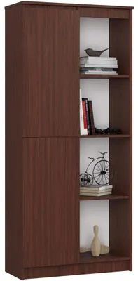 Produktbild von raumhirsch Funktionales Standregal mit Tür und 8 Fächern - Regal mit viel Stauraum