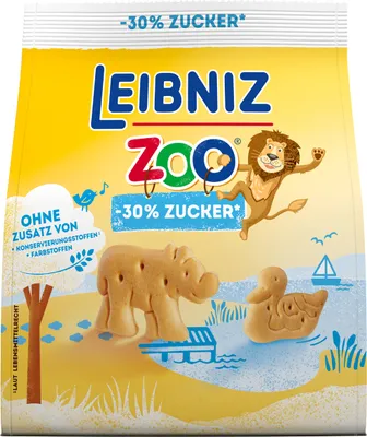 Image de Leibniz Zoo moins de sucre.125g