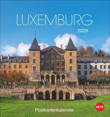 Produktbild von Luxemburg Postkartenkalender 2026