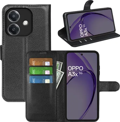 Produktbild von Hülle für Oppo A40 / A3x 5G Handyhülle Klapphülle mit [Standfunktion][Kartenfächer]