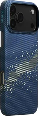 Obrázok produktu pre Pitaka KI1705MP, Ochranný obal, Apple, iPhone 17 Pro, 16 cm (6.3"), Modrá