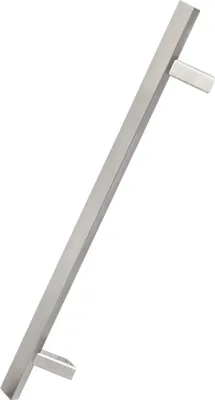 Zdjęcie produktu dla KOTARBAU® Okucie do drzwi zewnetrznych Jednostronny uchwyt do drzwi wejsciowych wykonany ze stali nierdzewnej z dluga sruba INOX 45 stopni 1200x1400mm