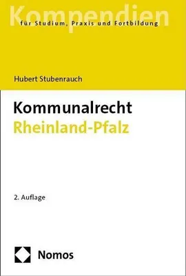 Obrázek produktu pro Kommunalrecht Rheinland-Pfalz