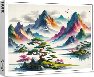 Image de puzzle premium raxxa "La richesse de l'Asie #1", 1000 pièces