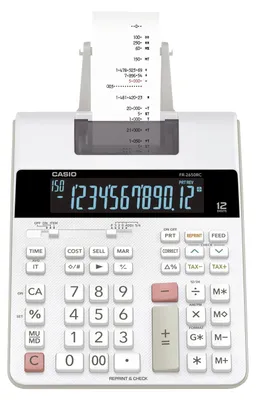 Obrázek produktu pro Casio FR-2650RC, Desktop, Kalkulačka s tiskem, 12 číslice/číslic, Bílá