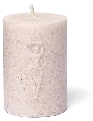 Produktbild von Geprägte Votivkerze Göttin Stearin Rosa -- 8x5.5 cm im Set Set 7 Lotus