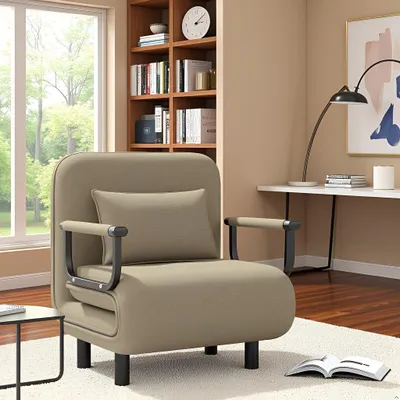 Imagen del producto de Sofá convertible 5 en 1: sofá cama, sillón, sofá plegable, sofá-cama, diseño que ahorra espacio