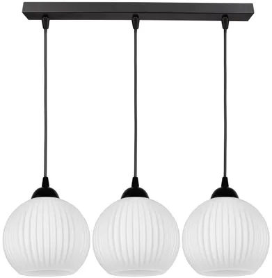 Produktbild von FKL DESIGN Deckenlampe Deckenleuchte E27 Kugel aus Weiß Glas Serie N899 (BZ3)