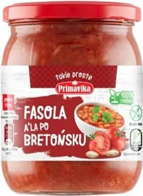 Obrázek produktu pro Fazole A'LA bez lepku 480 g - PRIMAVIKA