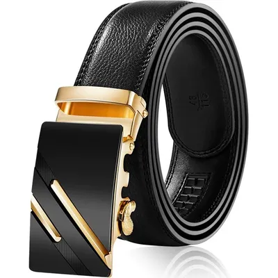 Immagine prodotto di Cintura HU-8787 Nero/Oro - Eleganza e Stile KP8787