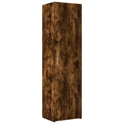 Image de vidaXL Highboard chêne fumé 50x42,5x185 cm Matériau dérivé du bois