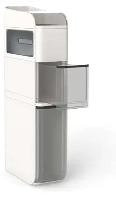 Image de Armoire de rangement pour salle de bain avec 4 étagères et 2 tiroirs