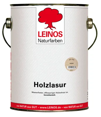 Produktbild von LEINOS 261 Holzlasur für Innen 002 Farblos 2,5 l