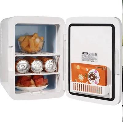 Obrázek produktu pro Kompaktní mini lednička o objemu 10 l, chlazení 50 W, topení 45 W, bílá
