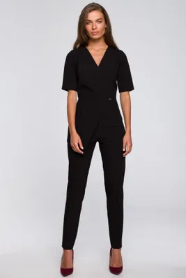Produktbild von Stylove Jumpsuit für Frauen Danbrald S241 schwarz XXL