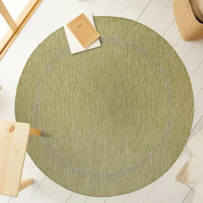 Image de Ayyildiz | Tapis d'extérieur Relax - 200 cm - Vert - Résistant - Élégant - Polypropylène
