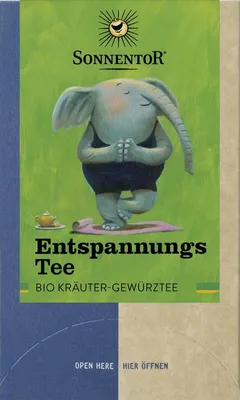 Produktbild von Entspannungs Kräutertee - 18 Doppelkammerbeutel 18g