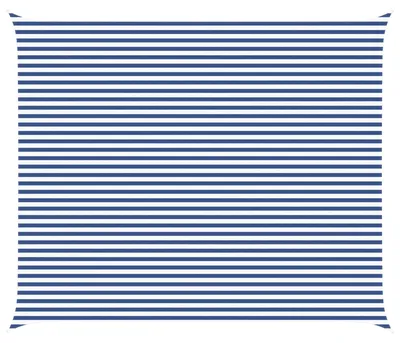 Produktbild von vidaXL Sonnensegel Blau und Weiß 6 x 5 m 100 % Polyester Oxford