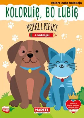 Produktbild von Malbuch Ich male, weil ich "Katzen und Hunde" mag Martel