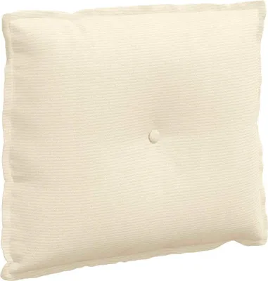 Zdjęcie produktu dla vidaXL Poduszka na plecy sztruksowa kremowa 60 x 50 cm