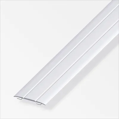 Produktbild von alfer Übergangsprofil 2 m, 37 x 2.5 mm Aluminium eloxiert silber
