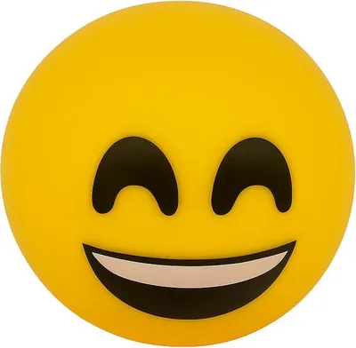 Image de Lampe avec yeux souriants, 15 cm