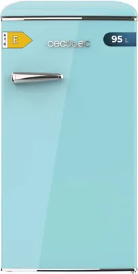 Produktbild von Cecotec Mini-Retro-Kühlschrank 1 Tür Bolero Coolmarket TT Origin 95 Blue E. Mini-Retro-Kühlschrank Blau, 89,3Cm de Höhe und 48,7Cm de Breite, 95L de Fassungsvermögen, Low Consumption