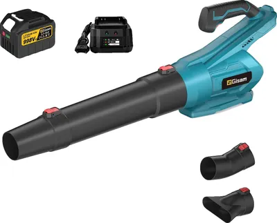 Obrázek produktu pro Foukač listí, bezdrátový, výkonný bezkartáčový motor, 1 baterie