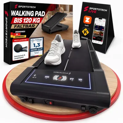 Produktbild von sWalk Fold - Walking Pad bis 6 km/h - Fernbedienung