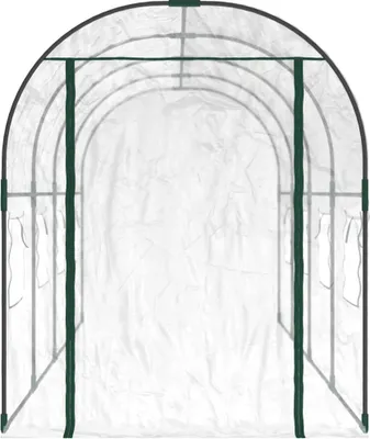 Produktbild von Eleganter Möbel Gewächshaus Transparent 160x400x190cm PVC & Stahl - CJG576086 - Gewächshäuser