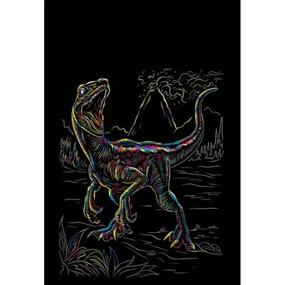 Produktbild von Besttoy - Kratzbild Veloceraptor
