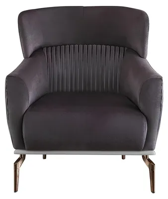 Produktbild von Sessel Modern Schwarzer Lounge Club Wohnzimmer Textil Luxus Design