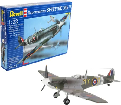 Obrázek produktu pro Revell Spitfire Mk.V, Model letadla s pevnými křídly, Montážní sada, 1:72, Supermarine Spitfire Mk.V, Plast, Second World War