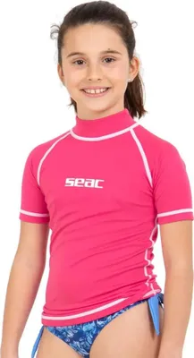 Immagine prodotto di Seacsub T Sun, maglia protettiva a maniche corte, colore rosa, taglia 7 anni, per bambini
