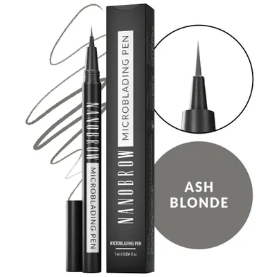 Zdjęcie produktu dla Pisak do brwi Nanobrow Ash Blonde - ultracienki pisak do brwi, microblading