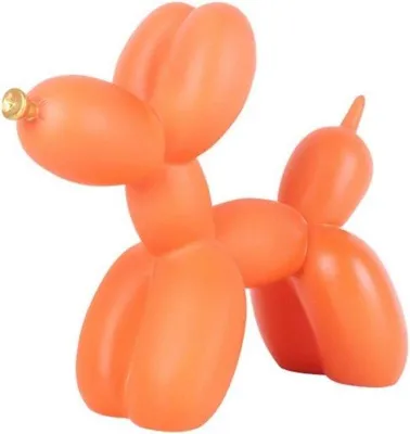 Produktbild von Famanu Ballonhund Skulptur aus Harz - Goldene Dekoration