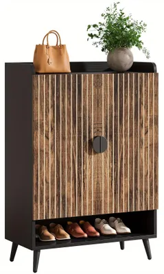 Image de Armoire à chaussures - Rangement à chaussures - Étagère à chaussures - Armoire coulissante pour chaussures - Meuble à chaussures