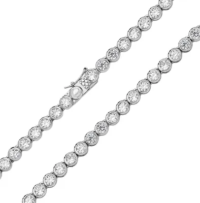 Produktbild von 925 Sterling Silber Herren/Damen - Kette - 43cm*6mm; TRS16943L17