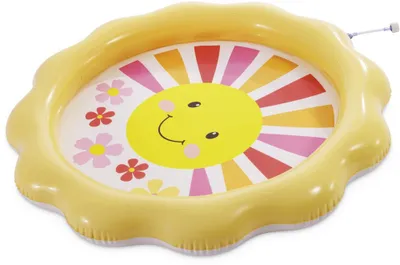 Immagine prodotto di Piscina gonfiabile Intex Sunny Rays 104 cm x 104 cm x 13 cm, 59 litri, dai 2 anni in su, 56126NP