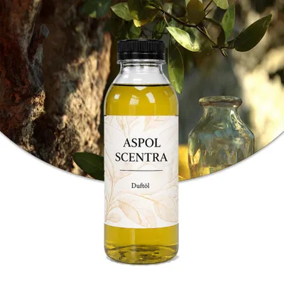 Produktbild von Aspol Scentra Bergamotte und Zeder UFIGREEN Duftöl für Kerzen und Diffusoren 500 ml, KI-generiertes Bild