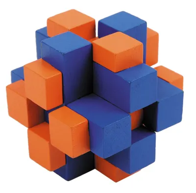 Image de Jeu de logique IQ : cube 3D coloré, Fridolin