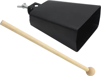 Produktbild von 5 Zoll Kuhglocke Metall Hand Percussion Musik Kuhglocke Geräuschmacher Trommelzubehör für Anfänger