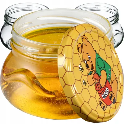 Produktbild von KADAX Einmachgläser mit Deckel "Raja", Einmachgläser, 300ml, 100 Stück, Deckel mit Honigmuster