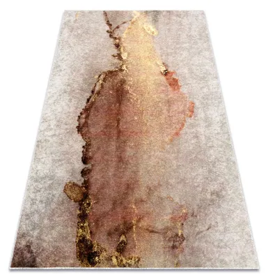 Image de Tapis lavable MIRO 52101.801 Abstraction antidérapant - beige / or beige 160x220 cm