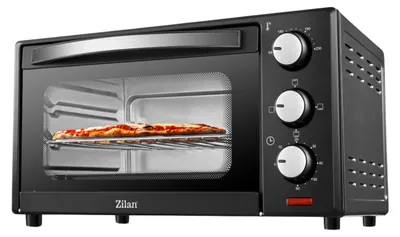 Image de Zilan Mini-four | 15 litres | Four à pizza | Chaleur supérieure et inférieure | 1200 W | Mini-four