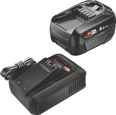 Zdjęcie produktu dla Zestaw startowy Bosch 18 V 1x akumulator PBA 18V 6.0Ah W-C 6.0 Ah + ładowarka AL 18V-44 ( 1600A032A8 )