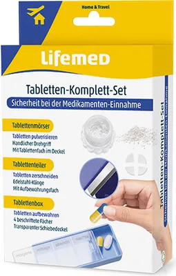 Image de Kit complet de comprimés Lifemed en plastique