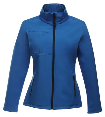 Image de Regatta - Veste softshell « Octagon II » pour femmes FK2765 (42 DE) (bleu foncé/noir)