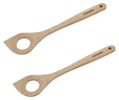 Image de Ensemble de 2 Cuillères de cuisine à risotto en boisFackelmann